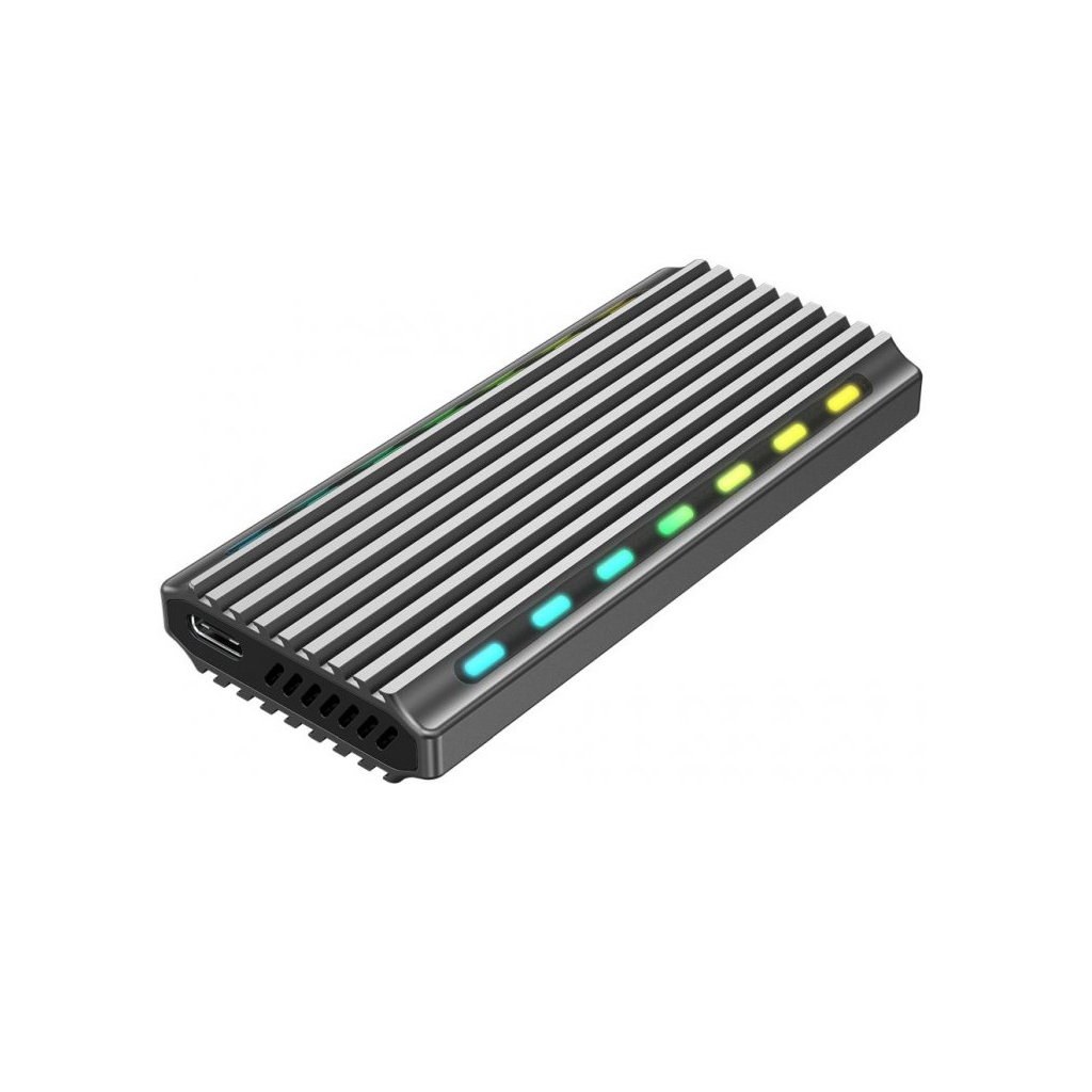 Кишеня зовнішня Gembird M.2 (NGFF), USB 3.1, black (EE2280-U3C-03) - зображення 1