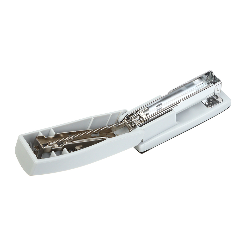 Степлер Buromax пластиковий, 20 аркушів, (скоби №24;26), 98 х 33 х 50 мм, сірий (BM.4200-09) - зображення 3