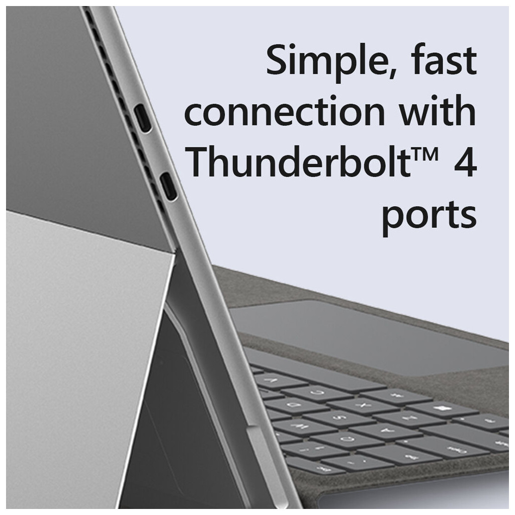 Планшет Microsoft Surface Pro 9 13 PS Touch/i7-1265U/16/1024/W11P/Platinum (QKV-00001) - зображення 7