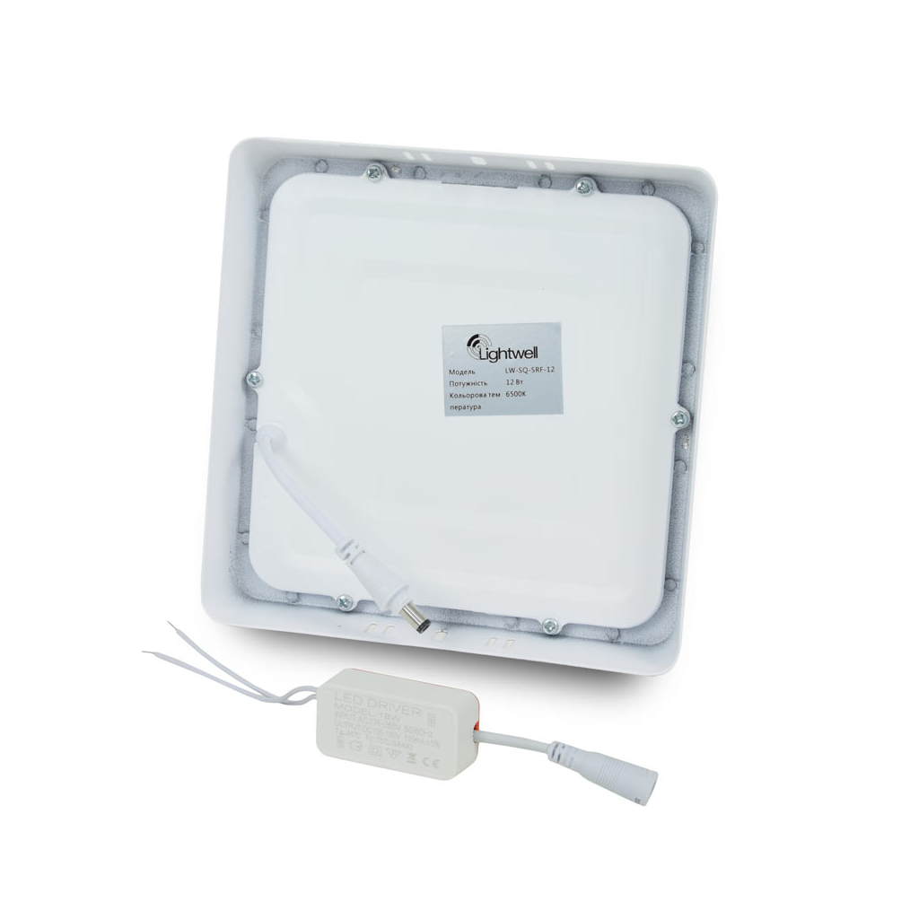 Світильник Lightwell LW-SQ-SRF-12 12 W - зображення 2