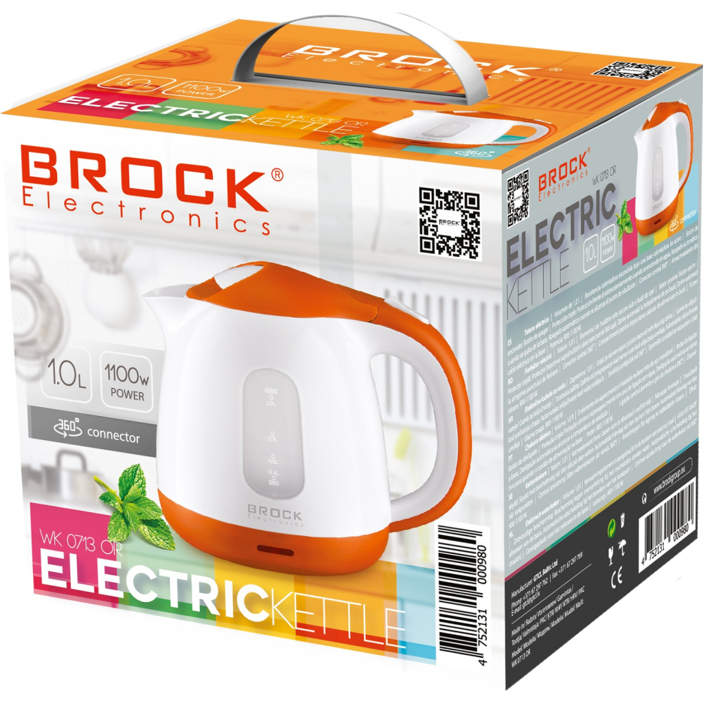 Електрочайник Brock WK 0713 OR (WK0713OR) - зображення 2