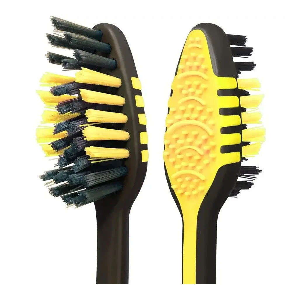 Зубна щітка Colgate Зіг Заг Деревне вугілля Жовта (2170000000114) - изображение 4