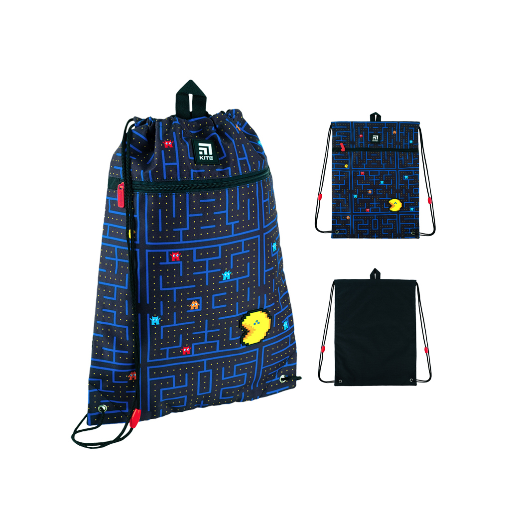 Сумка для взуття Kite Let's Play Чорна (K24-601M-24) - зображення 1