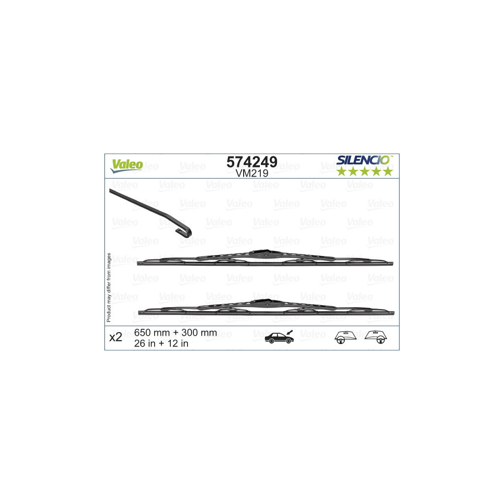 Щітка склоочисника Valeo 574249 - зображення 1