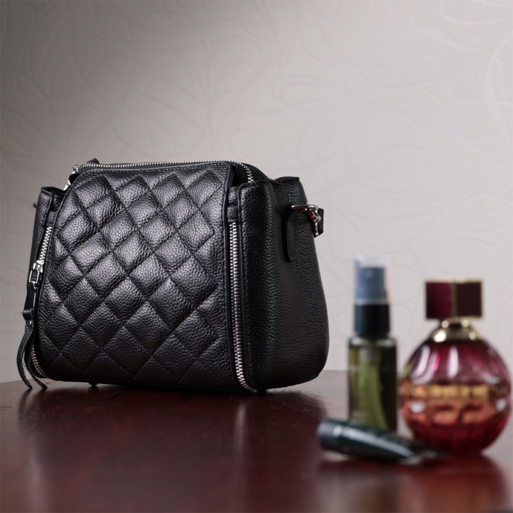 Сумка Vintage З натуральної шкіри Чорна (22667) - зображення 12