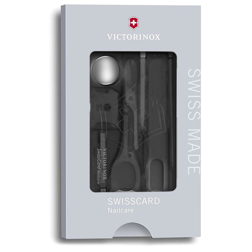 Мультитул Victorinox SwissCard NailCare Transparent Black (0.7240.T3) - зображення 7