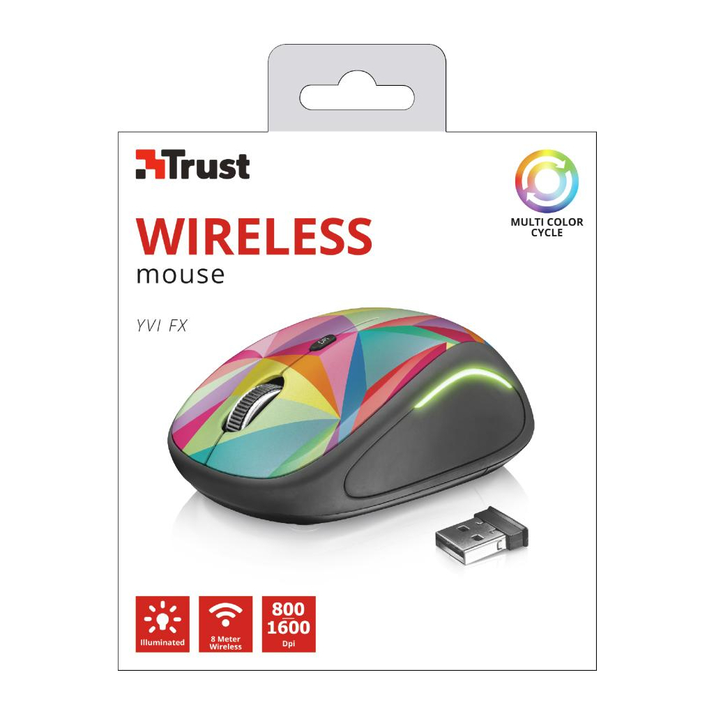 Мишка Trust Yvi FX geometrics (22337) - зображення 6