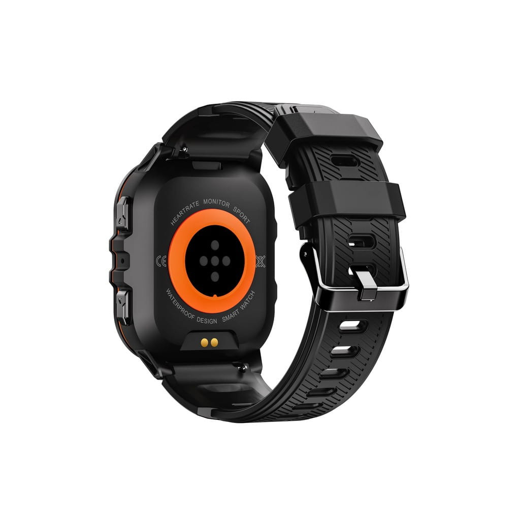 Смарт-годинник OUKITEL BT20 Black-orange (6931940742177) - зображення 6