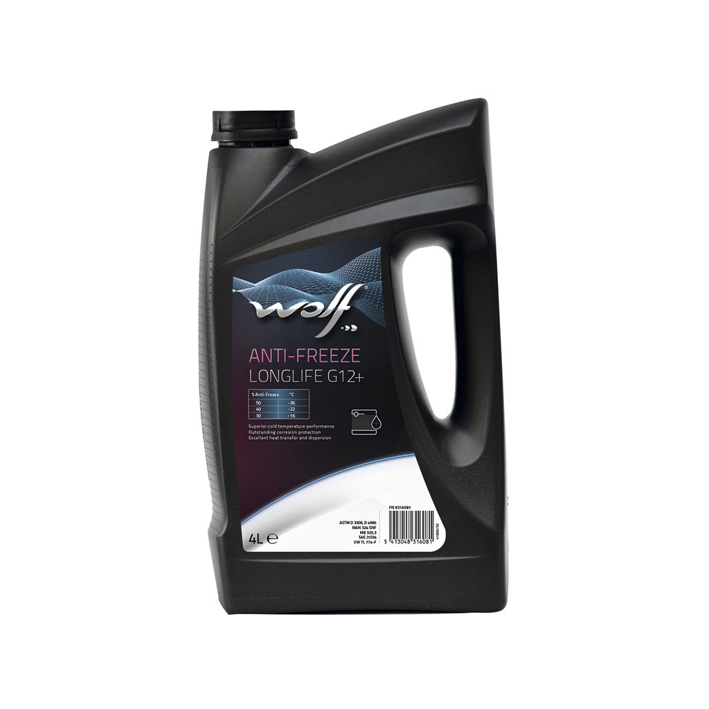 Антифриз Wolf LONGLIFE G12+ 4л (8316081) - зображення 1