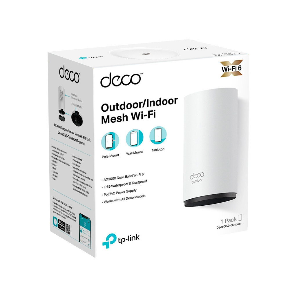 Маршрутизатор TP-Link DECO-X50-Outdoor-1-PACK - зображення 2