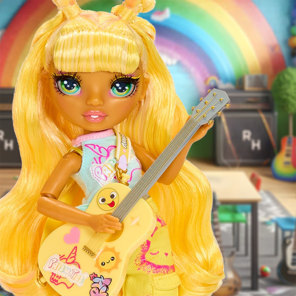Лялька Rainbow High Junior High Rockband Санні (565628) - зображення 8