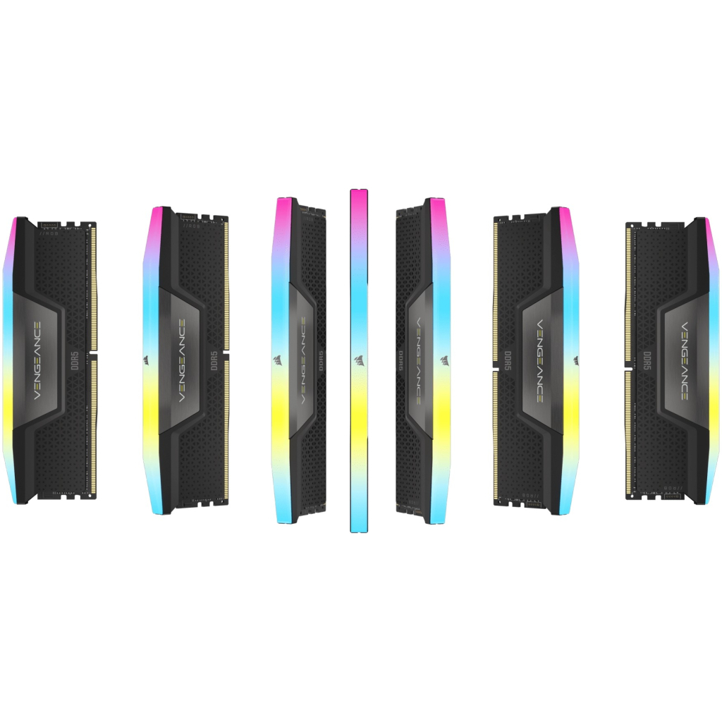 Модуль пам'яті для комп'ютера DDR5 32GB (2x16GB) 7200 MHz Vengeance RGB Corsair (CMH32GX5M2X7200C34) - зображення 4