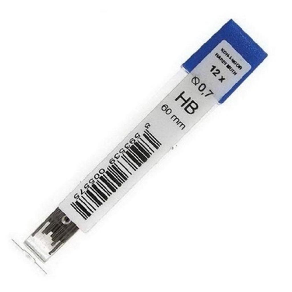 Грифель для механічного олівця Koh-i-Noor 4162.HB, 0.7 мм, 12шт (41620HB007PK) - зображення 1