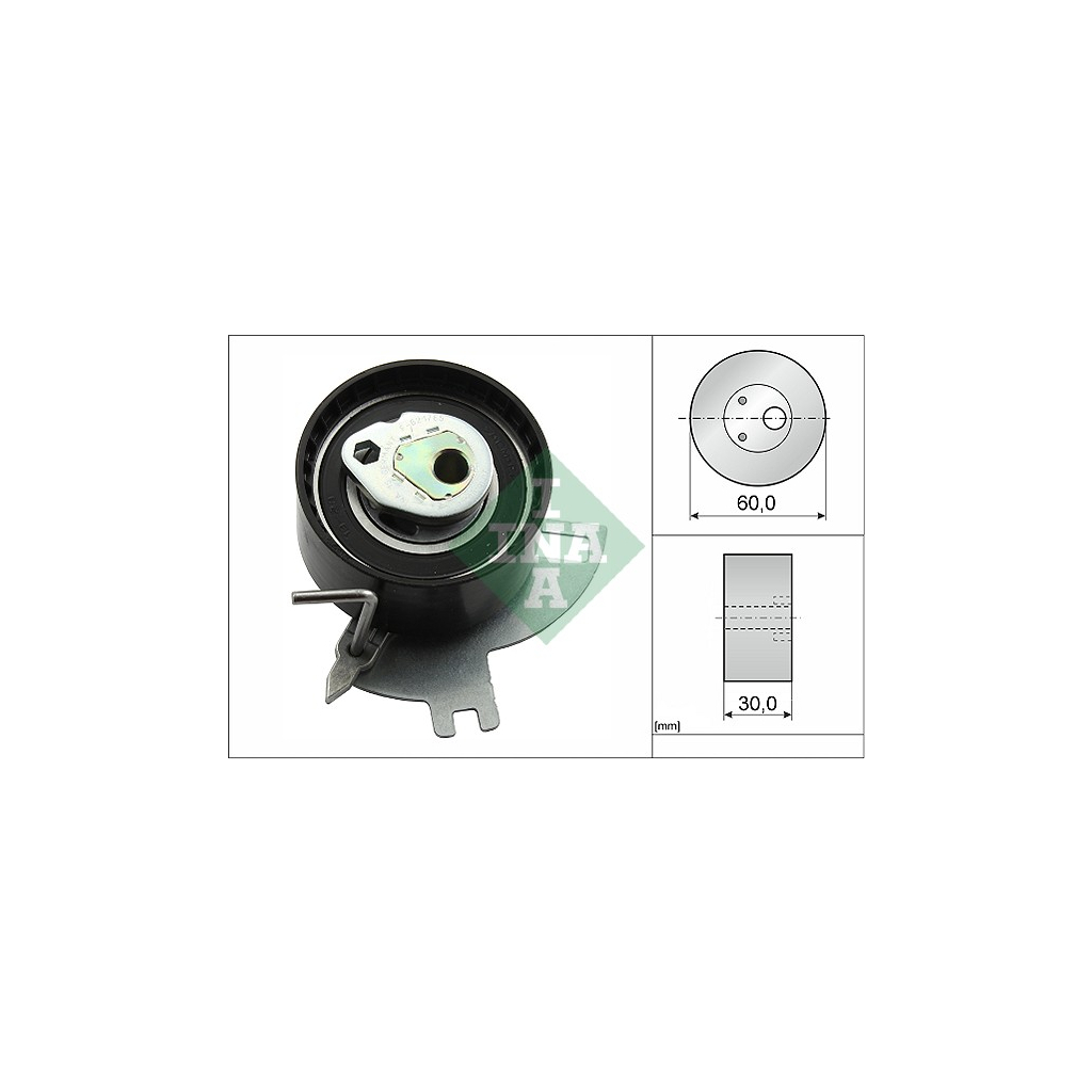 Ролик натягувача ременя INA 531 0885 10 - зображення 1