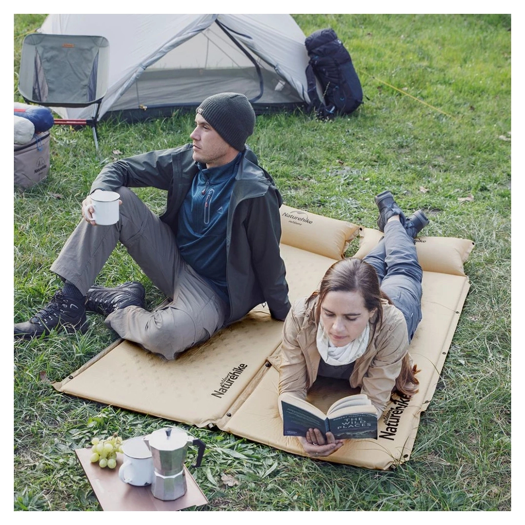 Туристичний килимок Naturehike NH15Q002-D 25 мм Yellow (6927595782576) - зображення 7