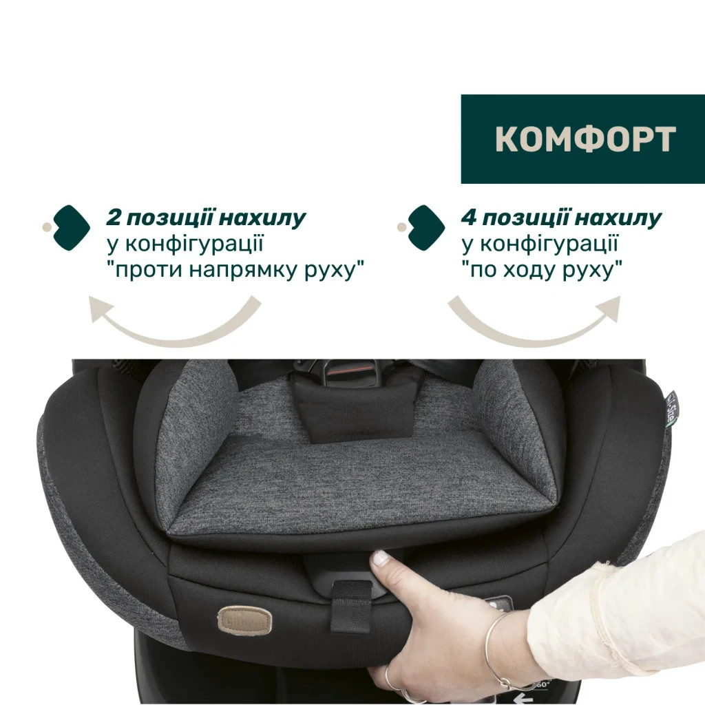 Автокрісло Chicco Seat3Fit Air i-Size black/grey (8058664173495) (79879.16) - зображення 7