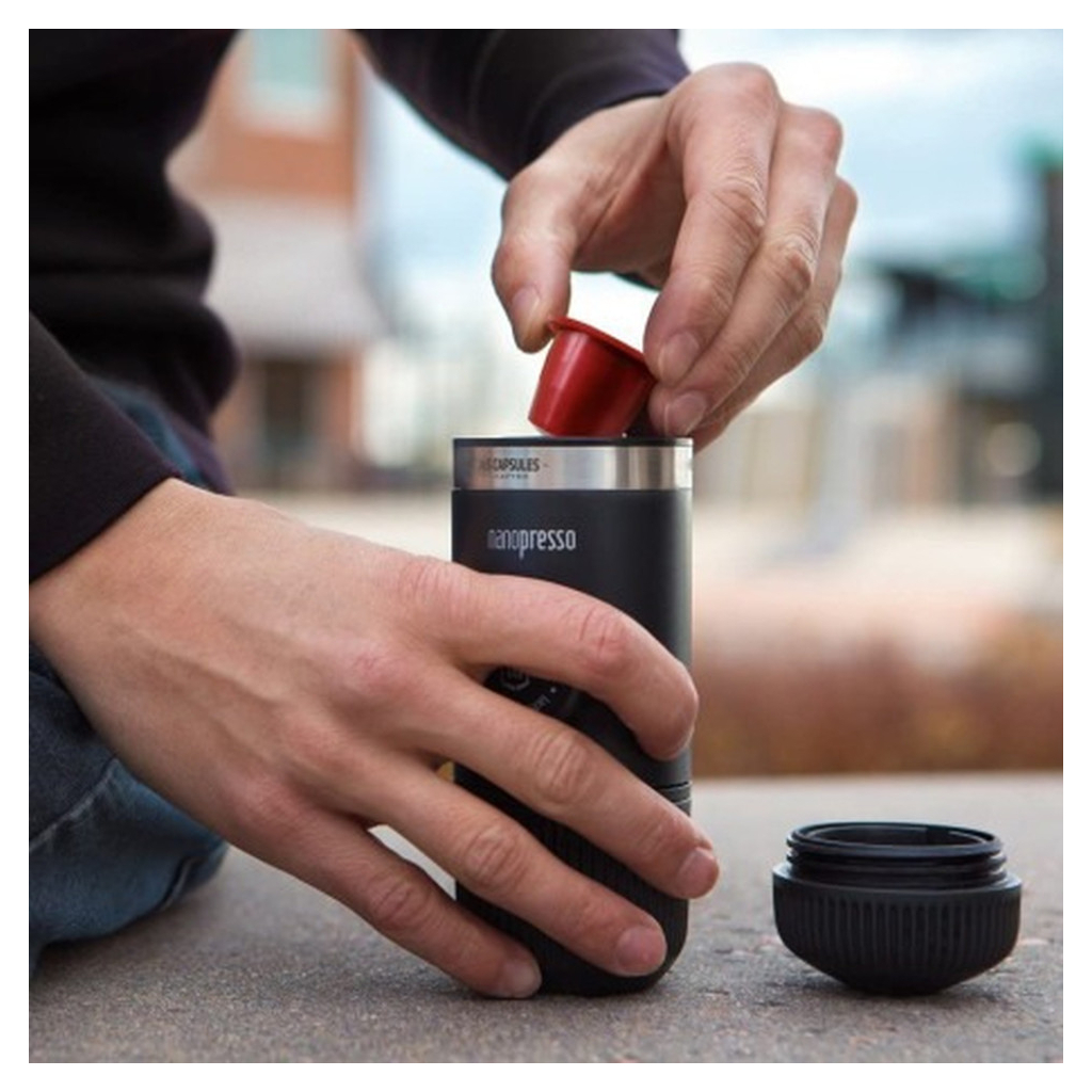 Кавоварка кемпінгова Wacaco Nanopresso+ з адаптером для капсули (WNANONS) - зображення 6