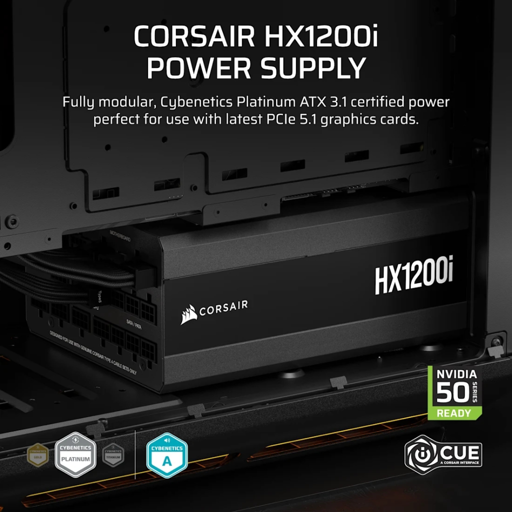 Блок живлення Corsair 1200W HX1200i (CP-9020307-EU) - изображение 6