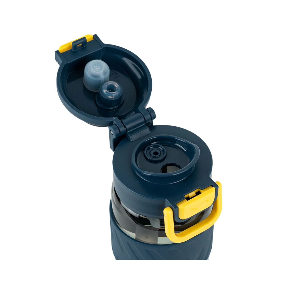 Поїльник-непроливайка Kite 800 мл, сіро-жовта (K25-1234-1) - зображення 3