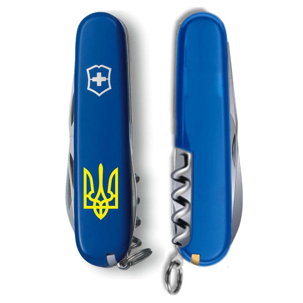 Ніж Victorinox Spartan Ukraine Blue "Тризуб Жовтий" (1.3603.2_T0018u) - зображення 3