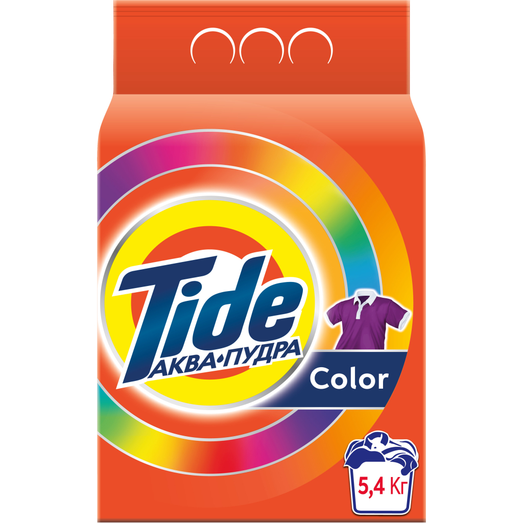 Пральний порошок Tide Аква-Пудра Color 5.4 кг (8006540535158) - зображення 1