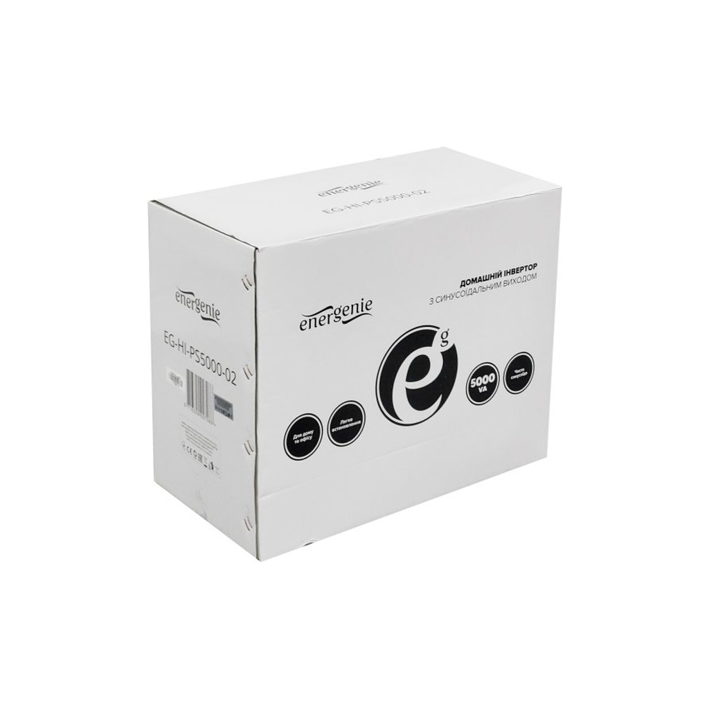 Пристрій безперебійного живлення EnerGenie EG-HI-PS5000-02 5000VA 3000W 48V (EG-HI-PS5000-02) - зображення 4