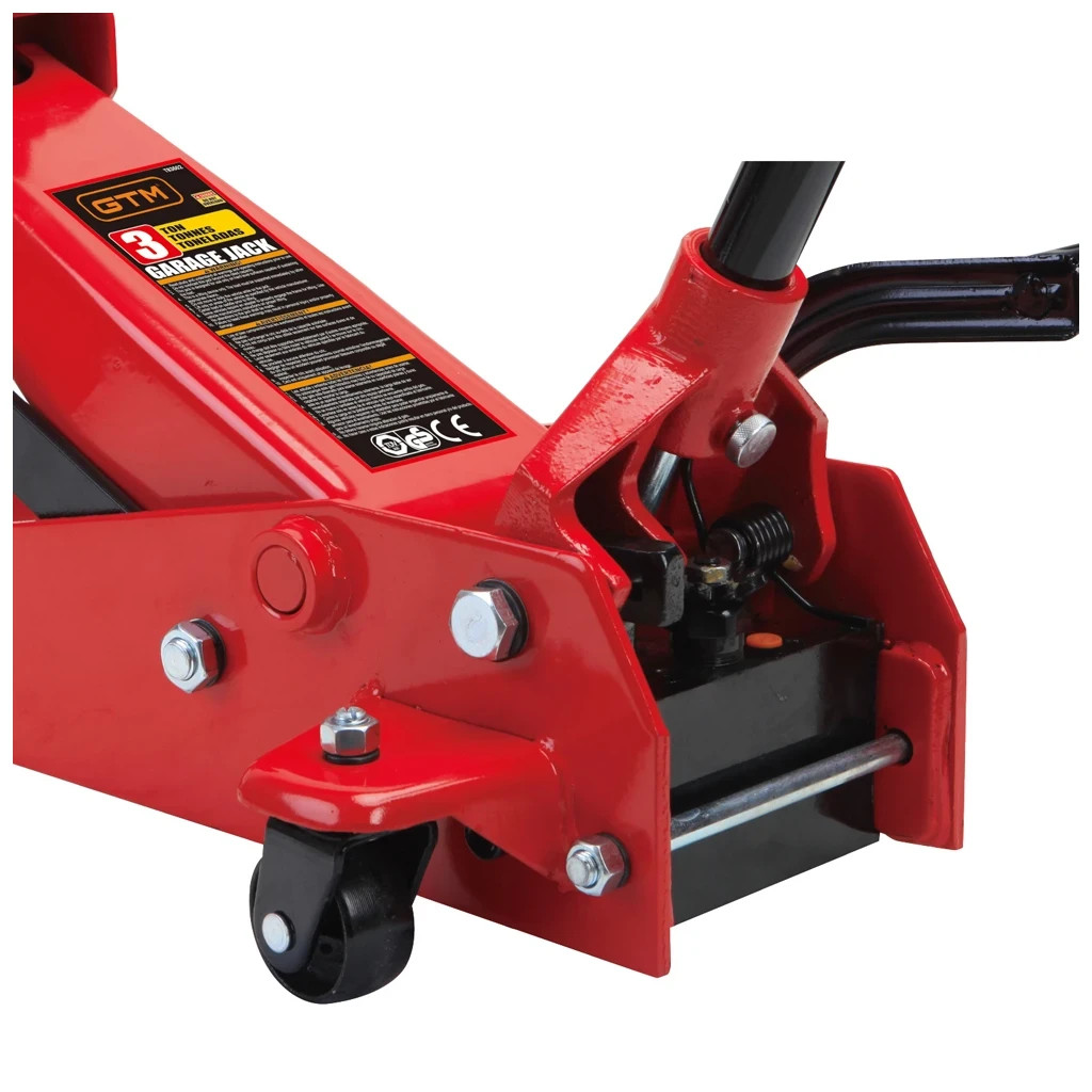 Домкрат GTM підкатний 3,5т (145-500мм) педаль підіймання (T83502) - изображение 2