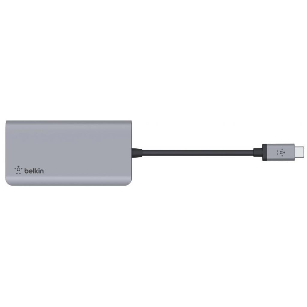 Концентратор Belkin USB-C 4in1 Multiport Dock (AVC006BTSGY) - зображення 4