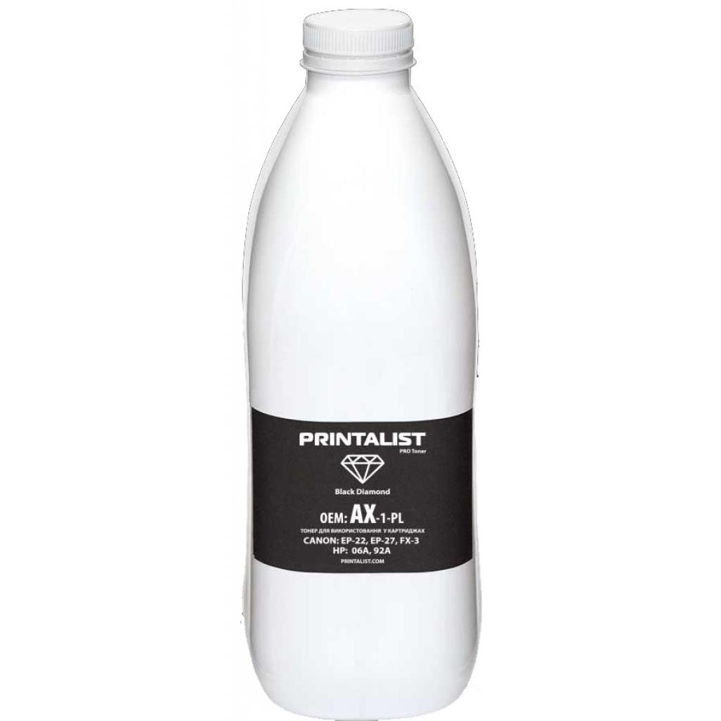 Тонер HP LJ 1100/5L/6L , 1000г Black Printalist (AX-1-PL) - зображення 1