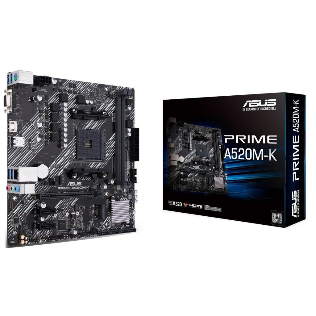 Материнська плата ASUS PRIME A520M-K - изображение 2