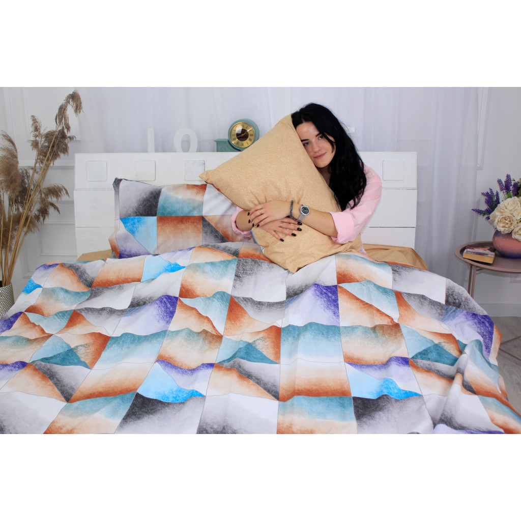 Постільна білизна MirSon Бязь Ranforce Elite 17-0415 Picasso 110х140 (2200004664491) - изображение 4