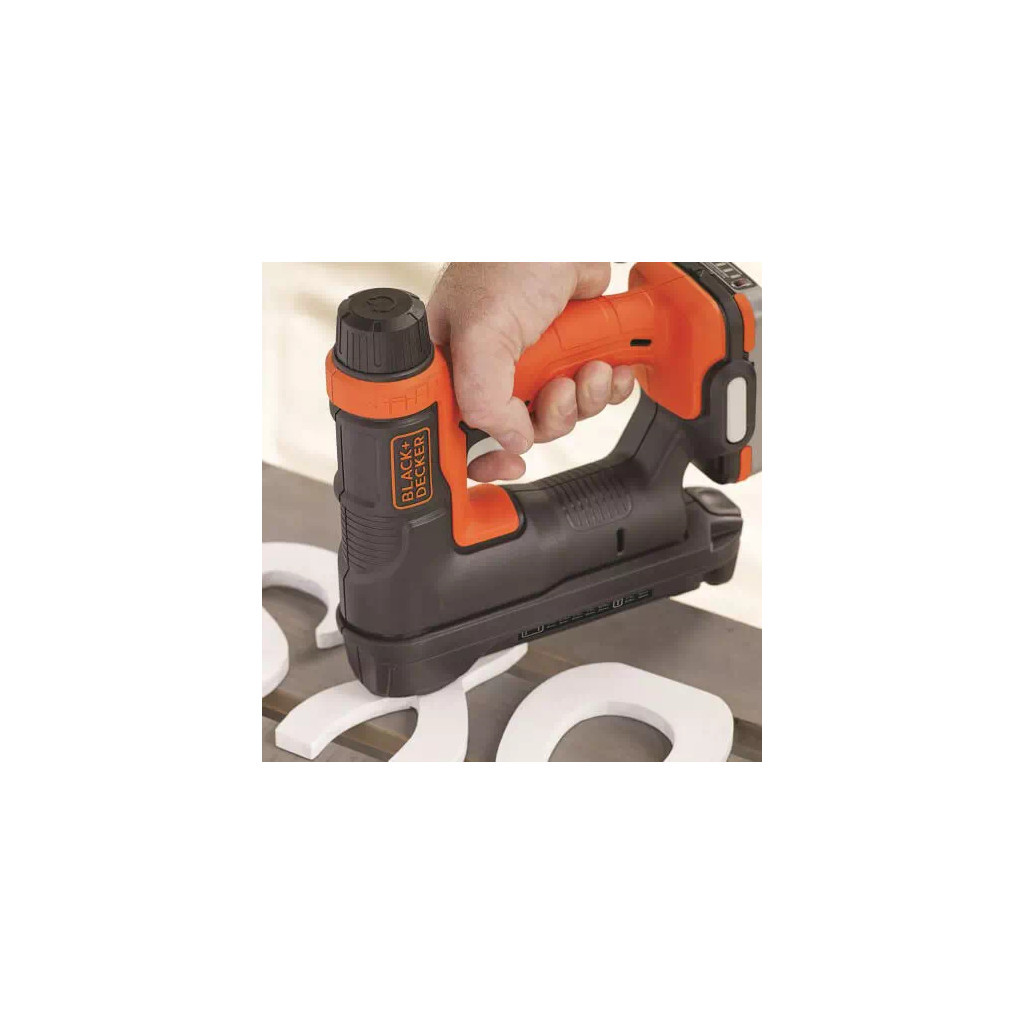 Степлер будівельний Black&Decker 12V, Li-Ion, довжина скоби/шпильок 14/15мм (без АКБ та ЗП) (BDCT12N) - изображение 5