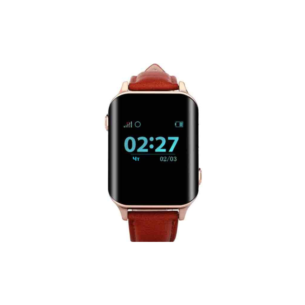 Смарт годинник-телефон GoGPS М01 Gold з GPS трекером (M01GD) - зображення 1