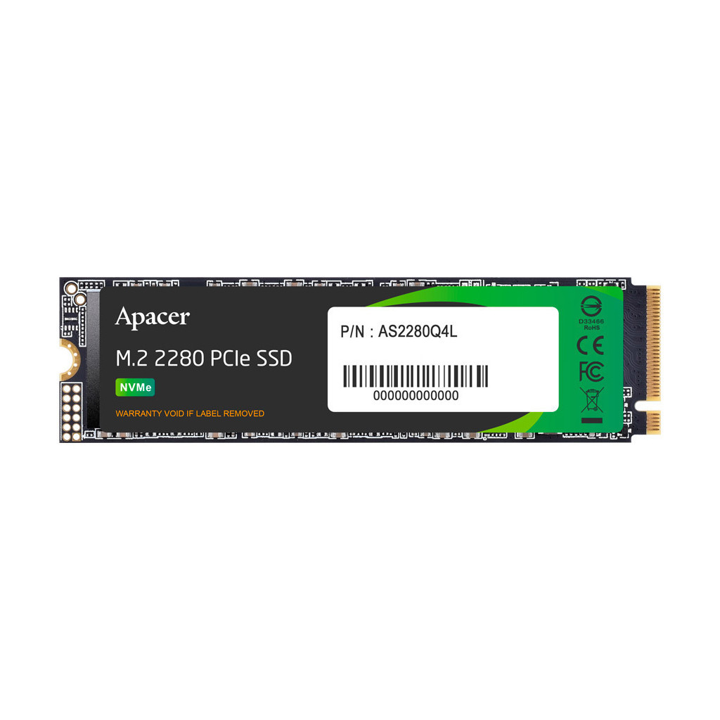 Накопичувач SSD M.2 2280 1TB Apacer (AP1TBAS2280Q4X-1) - изображение 1