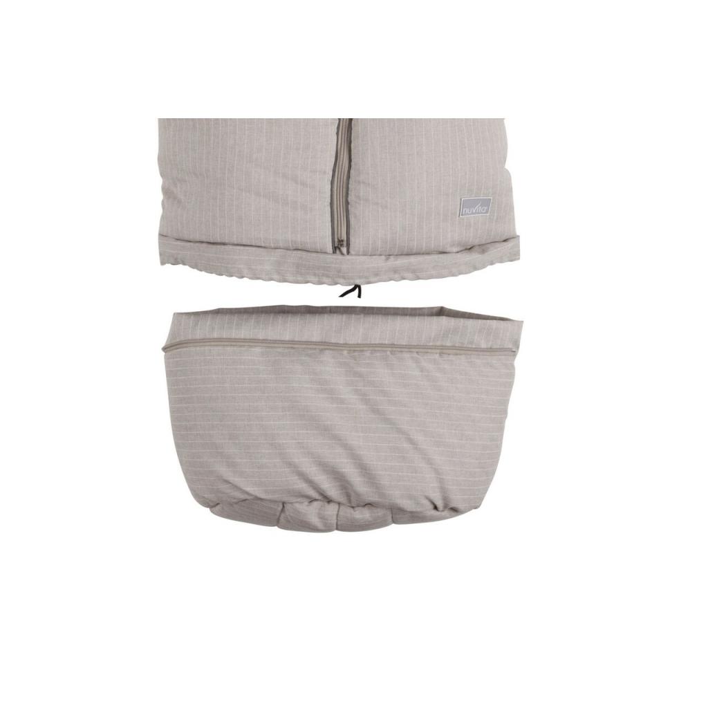 Зимовий конверт Nuvita CARRYON бежевий у смужку (NV9845CARRYONPINSTRYPE) - зображення 6