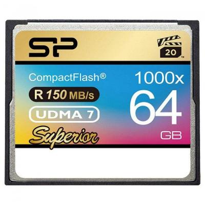 Карта пам'яті Silicon Power 64GB Compact Flash 1000X (SP064GBCFC1K0V10) - зображення 1