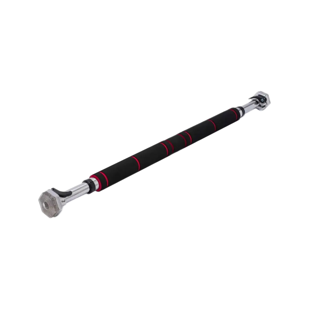 Турнік 7Sports Power+ 66-100см DR-2 Steel/Black розсувний (DR-2_Steel) - зображення 1