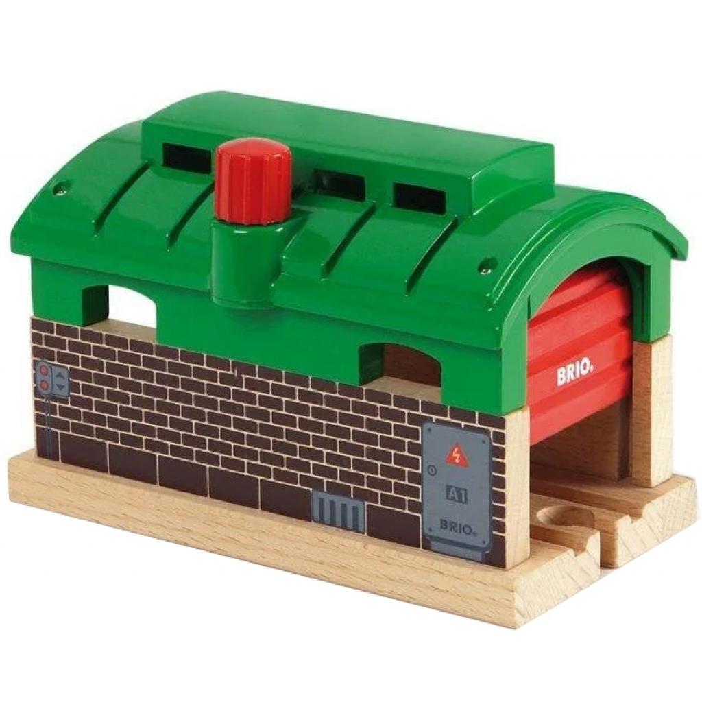 Залізниця Brio World Депо с механічними дверима (33574) - зображення 1