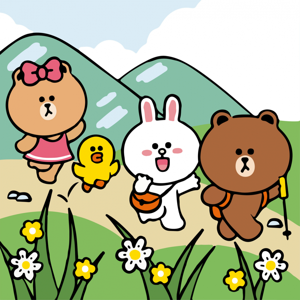 Картина по номерам Santi Лайн Френдс Подорож Чоко Саллі Коні та Брауна 25х25см (955371) - изображение 1