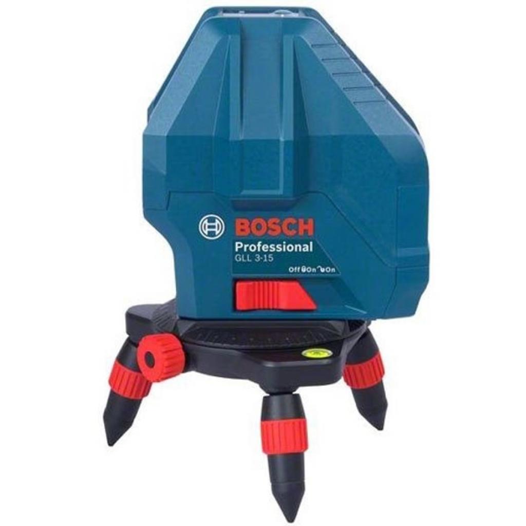 Лазерний нівелір Bosch GLL 3-15 + міні штатив (0.601.063.M00) - зображення 2