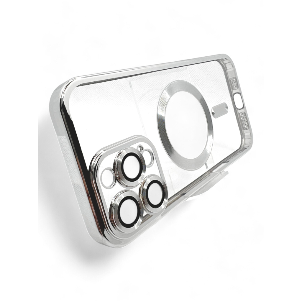 Чохол до мобільного телефона BeCover TPU Chrome Case (MagSafe) для Apple iPhone 16 Pro Silver (712083) - зображення 3