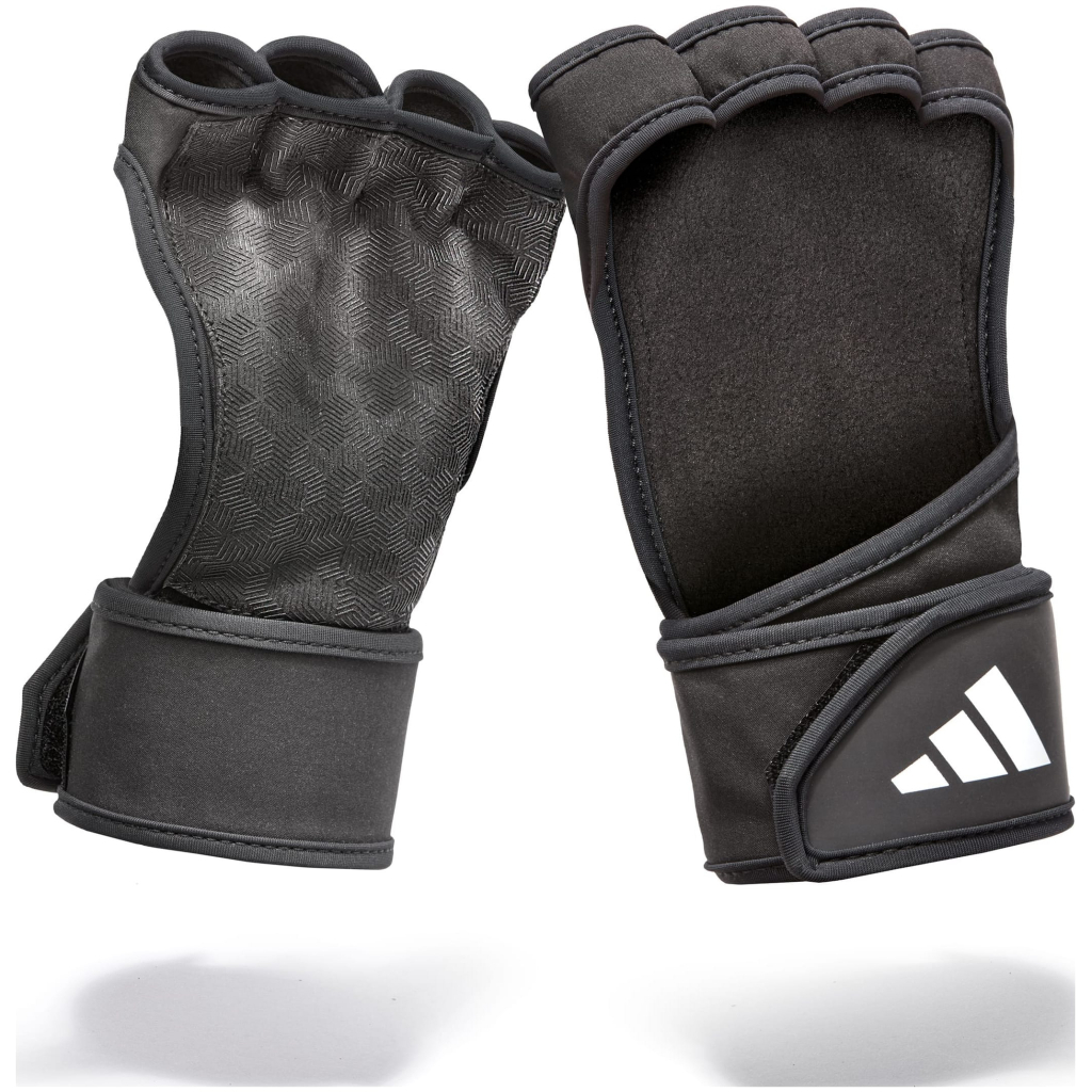 Рукавички для фітнесу Adidas Open Back Training Gloves ADGB-15062 чорний M (885652026253) - изображение 5