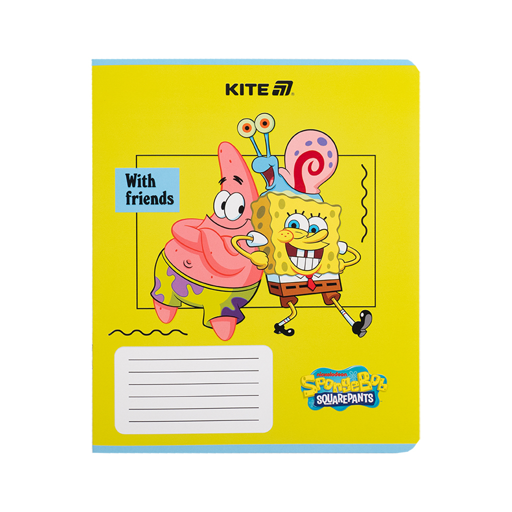 Зошит Kite SpongeBob SquarePants, 12 аркушів, клітинка (SB25-232) - изображение 8