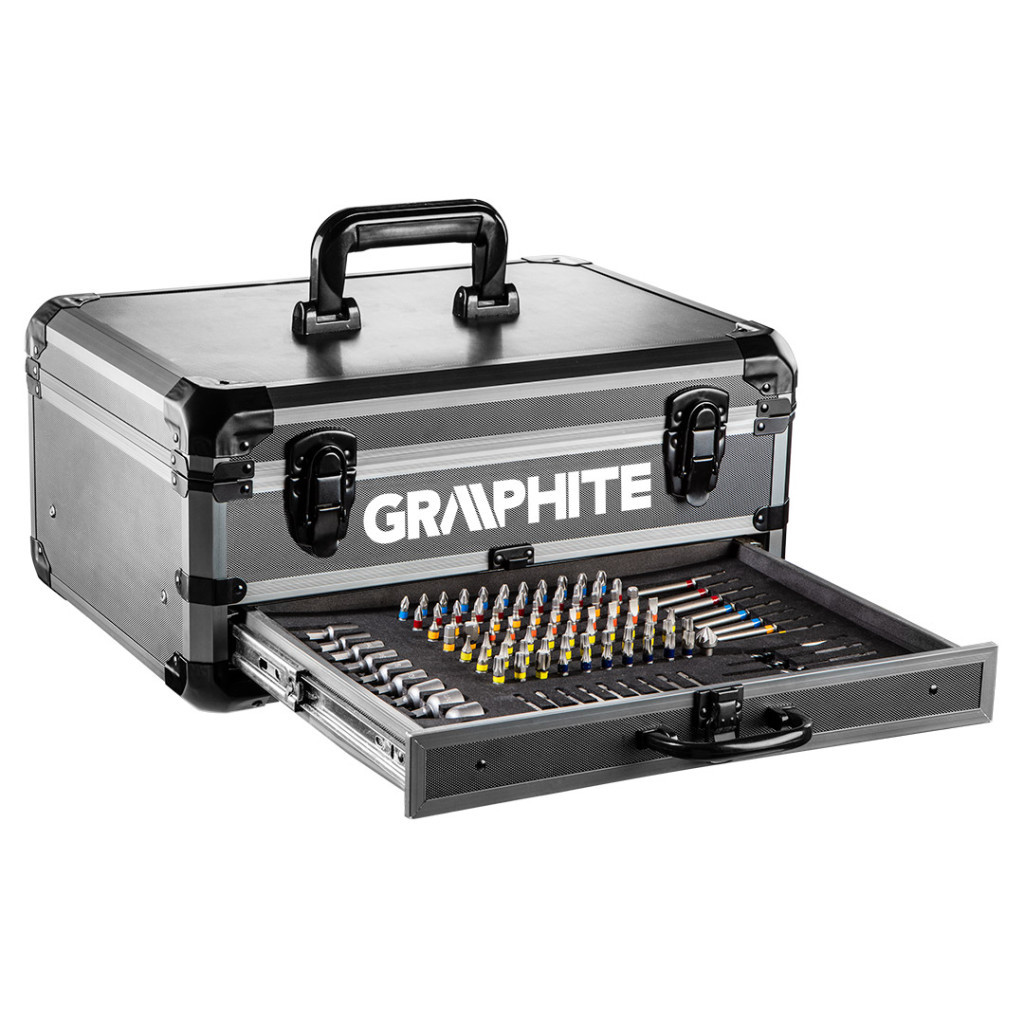 Шуруповерт Graphite Energy + SET, 18В, 2х2.0 Ач, 109ед. кейс (58G022-PS15) - зображення 4