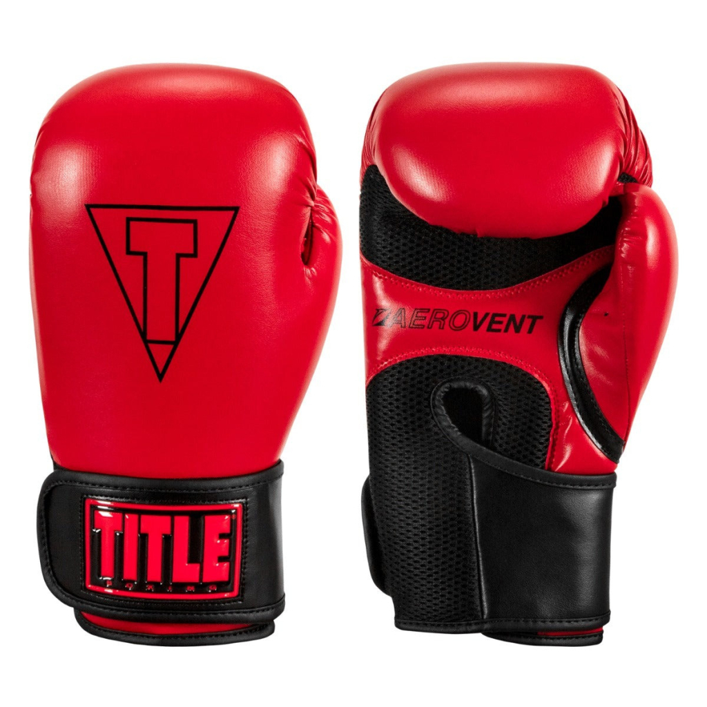 Боксерські рукавички Title Boxing Vegan Gloves Red/Black 14 oz (VGFBG 14 oz RD/BK) - зображення 5