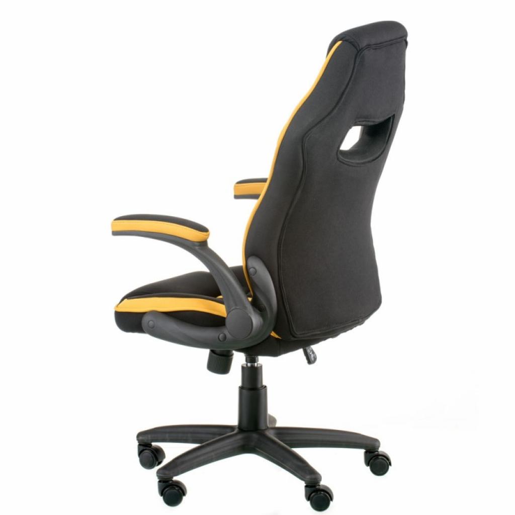 Крісло ігрове Special4You Prime black/yellow (E5548) - зображення 7