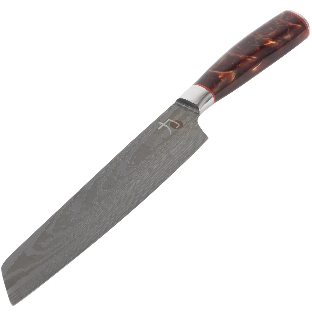 Кухонний ніж MasterPro Tetsu, накірі, 20 см, коричневий (BGMP-4127-BR) - зображення 2