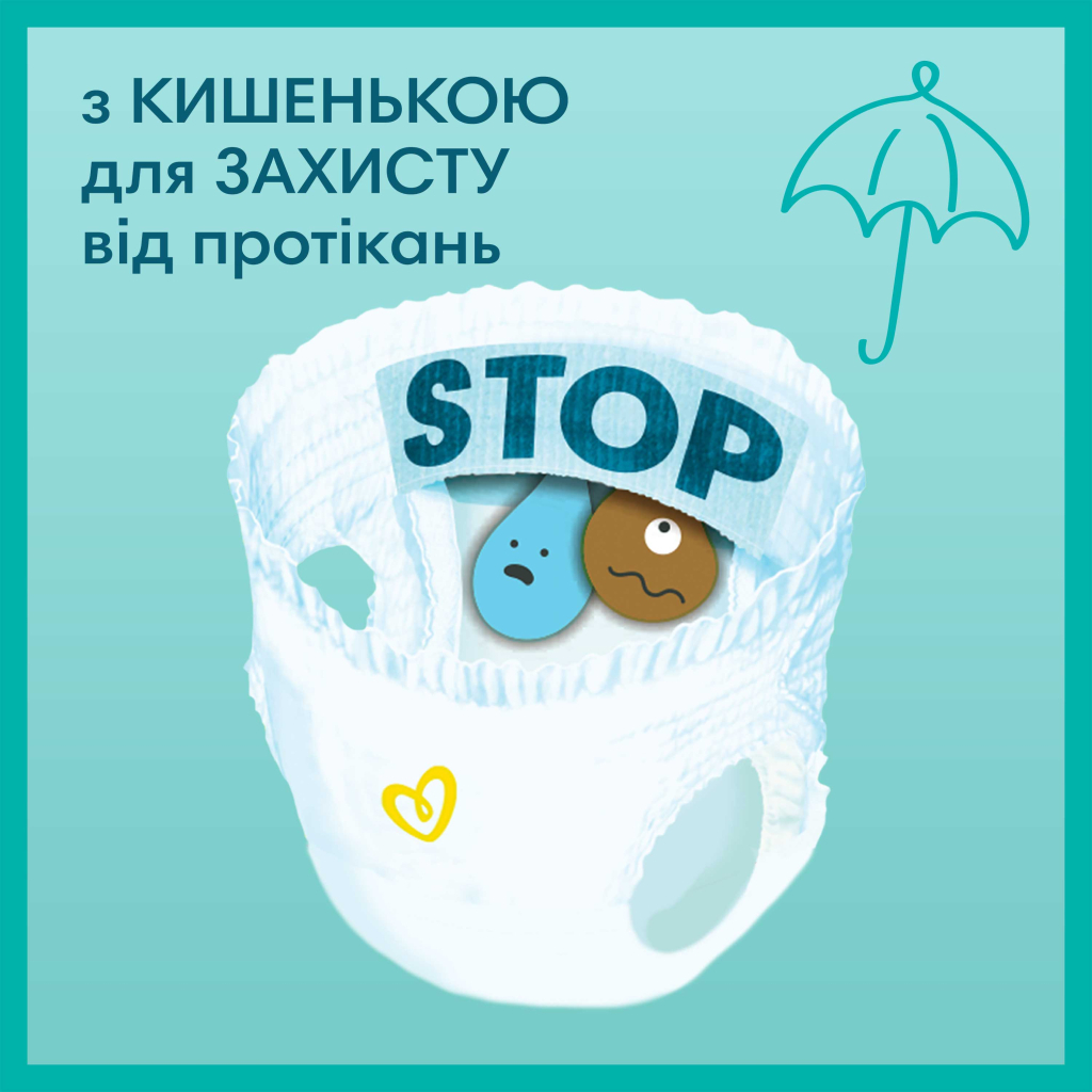 Підгузки Pampers Premium Care Pants Junior (12-17 кг), 20 (8001090190543) - зображення 4