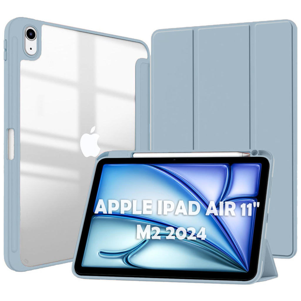 Чохол до планшета BeCover Soft Edge TPU Apple iPad Air 11" M2/M3 (2024/2025) Blue Haze (711703) - зображення 1