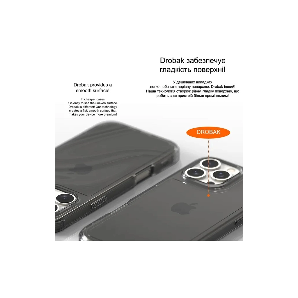 Чохол до мобільного телефона Drobak Acrylic Case with Airbag для Apple iPhone 15 (949405) - зображення 3